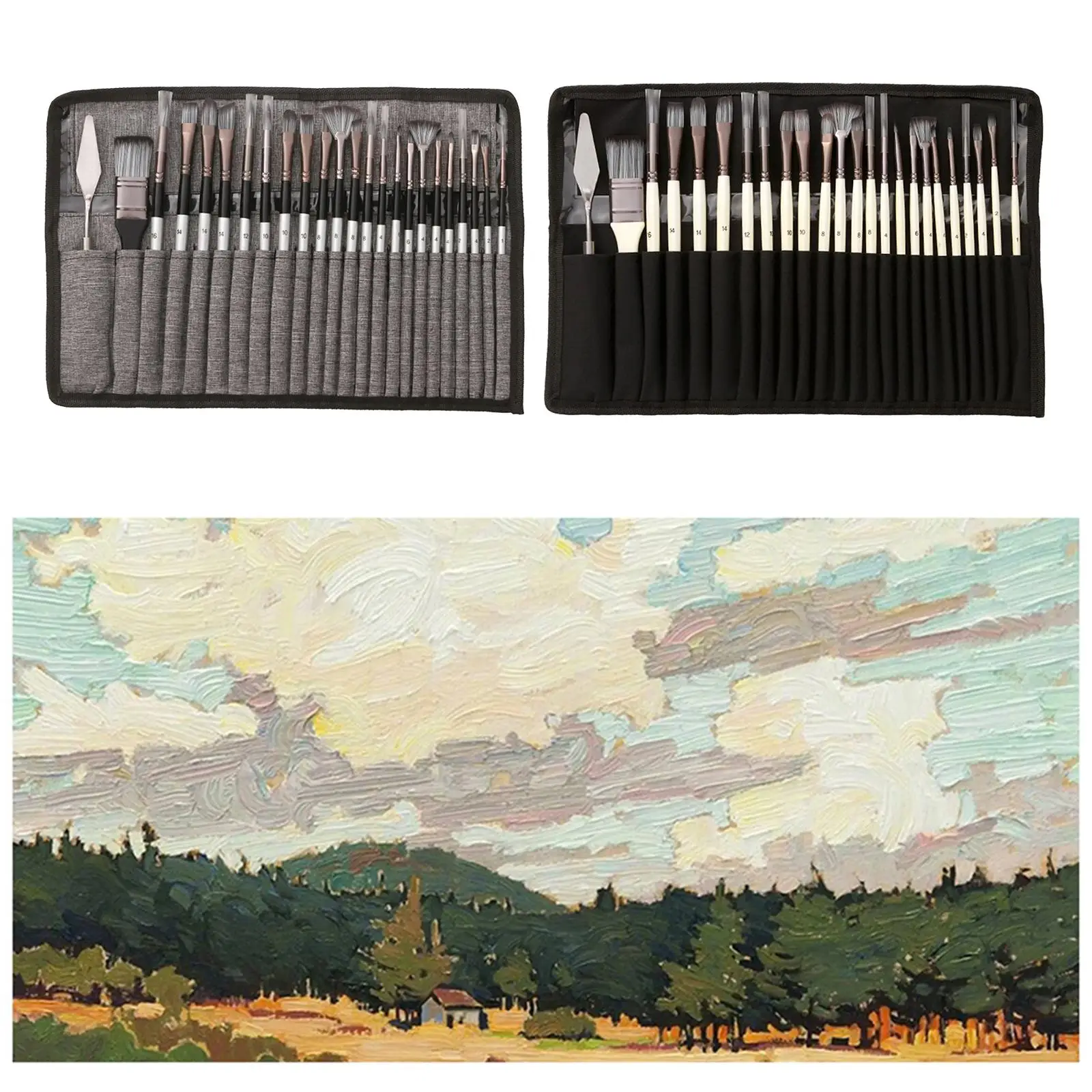 Pint-Pinsel-Set mit Pinting-Pinseln, Dults for, Wtercolor & Fbric – für Wter, Öl oder Pinting