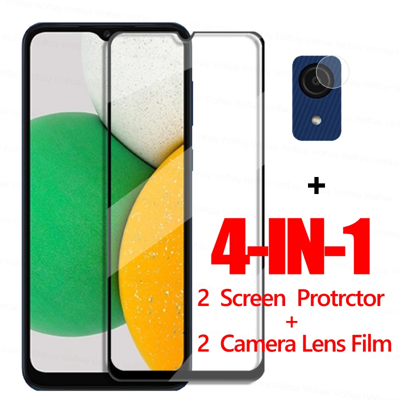 For Samsung Galaxy A03 Core Glass Screen Protector Samsung Galaxy A03 A04 Core A23 A33 A53 Tempered Glass Film Samsung A03 Core