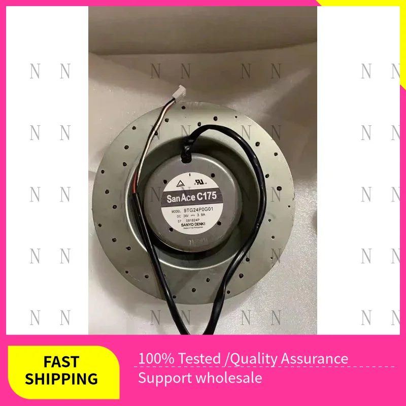 

YJJ хороший состояние для охлаждающего вентилятора Sanyo 9TG24P0G01 24 В 3,9 А
