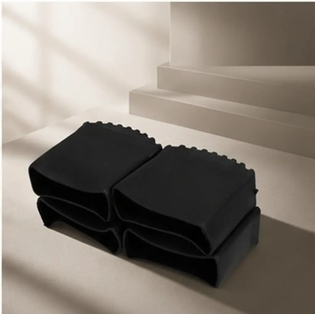 4Pcs Ladder Protective Rubber Feet Covers Folding Step Ladder Non Slip Anti Skid Foot Pads Safety Grip Replacement Parts
