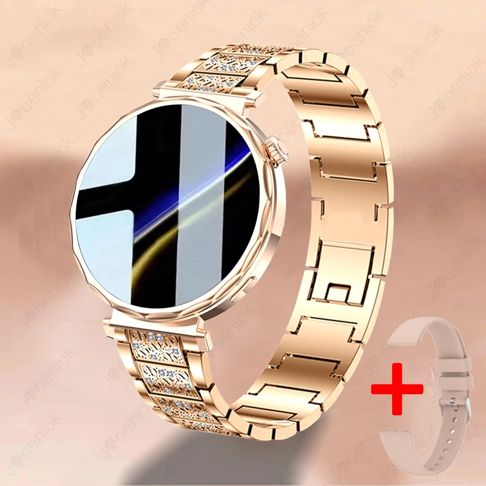 2025 New GPS Tracking Smartwatch Women AMOLED HD Screen Heart Rate Bluetooth Call IP68 Waterproof Smart Watch Android IOS