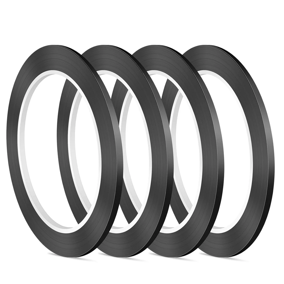 

Модно! Лента для белой доски, 4 шт., черная лента в тонкую полоску, лента для полосок шириной 3 мм, для классной комнаты, дисплей конференций (PET)