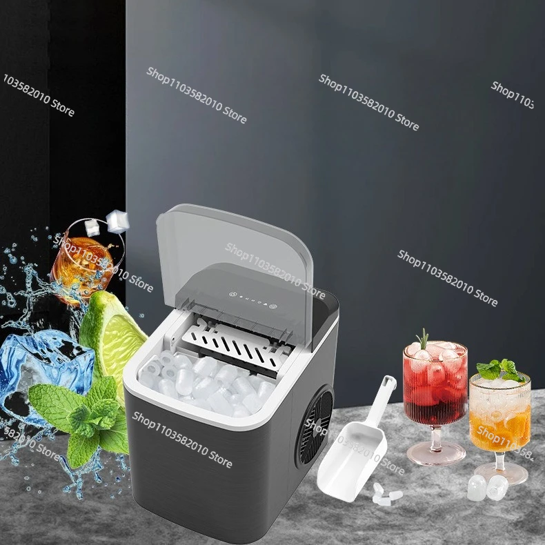 Ice machine household 12KG small household mini 112W commercial automatic ice cube making machine