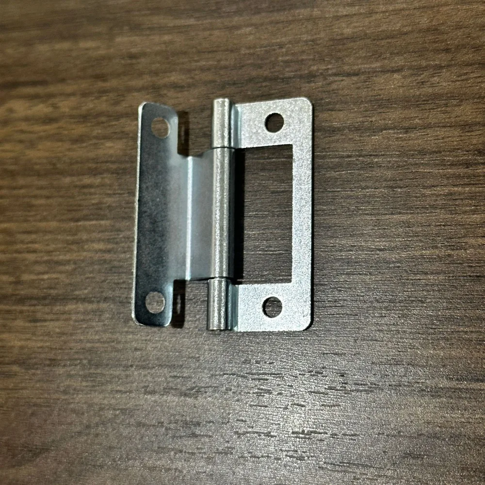 5pcs/set Practical No Slotted Door Hinge Connector Soft Close Close Hinges Interior Folded Flat Open Furniture Hardware