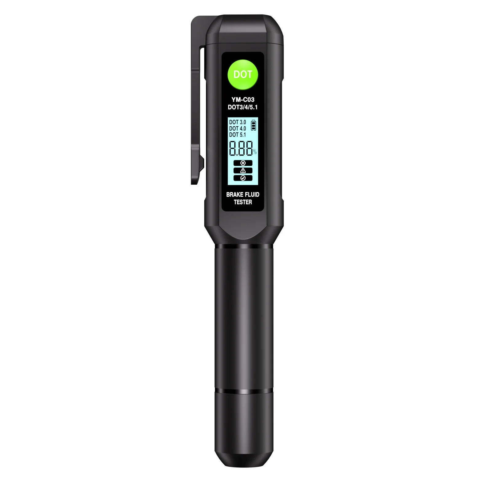 

Digital Display YM-C03 Brake Oil Inspection Pen Brake Fluid Tester for DOT3 DOT4 DOT5.1 Car Oil Quality Check Brake Oil Tester