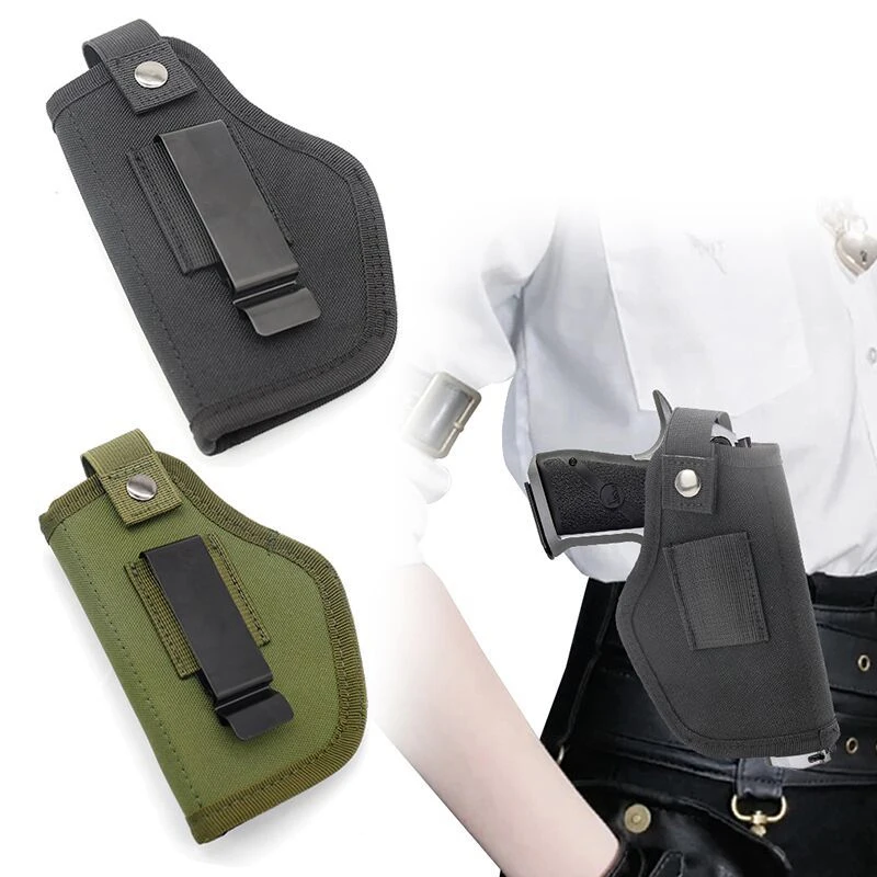 Escondido Carry Nylon Holster para Glock 19-43, OWB, IWB, Esquerda e Direita, Coldre Universal, Air Gun Pouch, Engrenagem ao ar livre