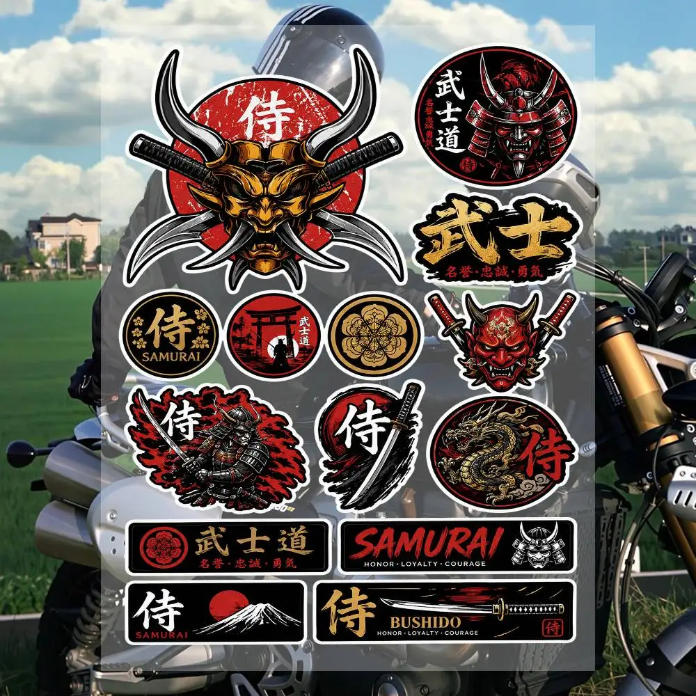 SaM-urai Evil Devil Stickers Vinyl Waterproof Decal Sheet DIY Decor For Car Laptop Skateboard Helmet Collectible Stickers