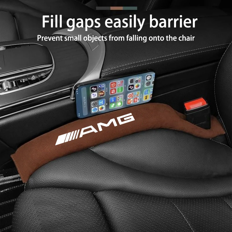 Car Seat Gap Filler Suede Soft Side Seam Plug Leak-proof Filling Strip For Mercedes Benz AMG CLA GLA W203 W210 W211 W213 W204 view 3