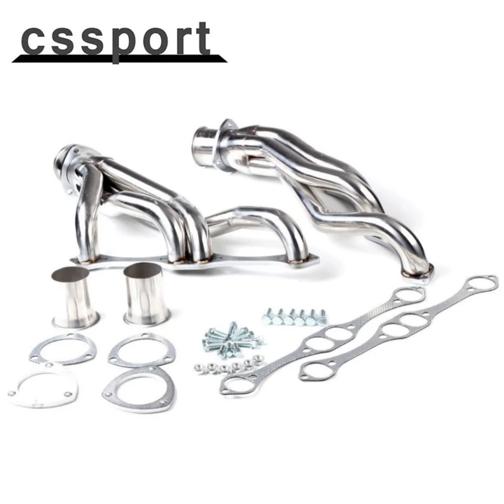 Shorty Manifold Header For Chevrolet Small Block 265 267 283 302 305 307 327 350 & 400 V8 Engine