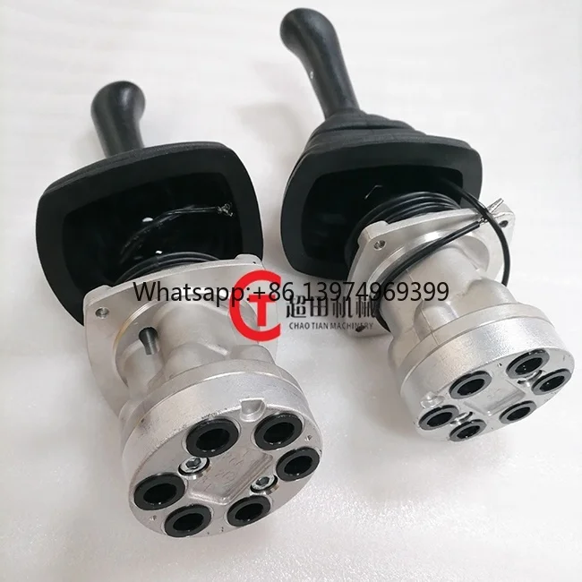 Construction Machinery Parts 320D 329D 336D Excavator Joystick Controller Assembly 311B 312B Hydraulic Joystick Joystick Handle