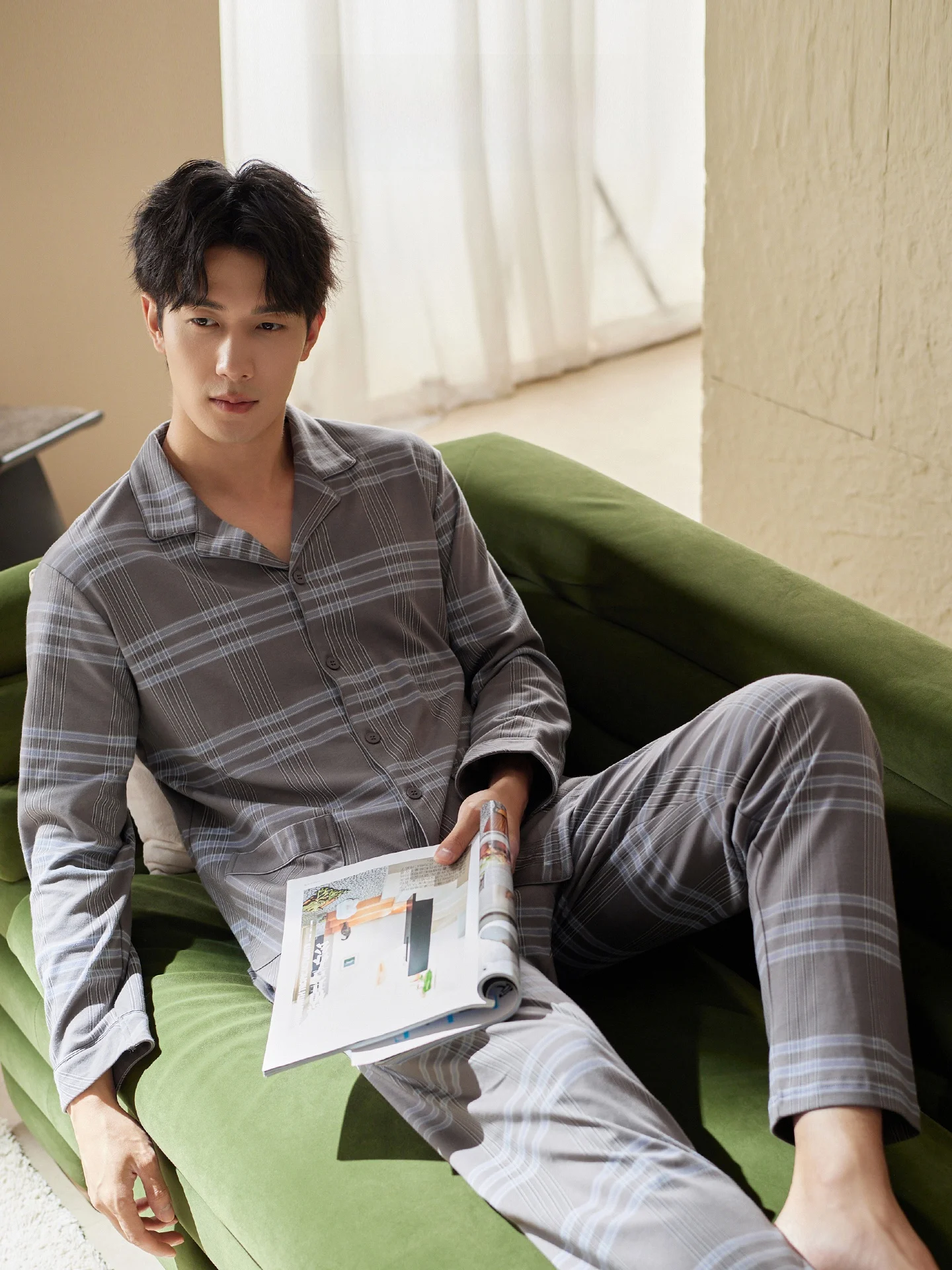 set-di-abbigliamento-da-casa-a-maniche-lunghe-con-stampa-a-quadri-in-puro-cotone-per-uomo-traspirante-e-confortevole-stile-casual-autunnale