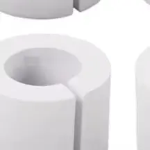 16pcs White EVA Foam Curtain Spacers 50mm 85mm Rollers For Rods Up To 1.57 Inch Drapes Straightener Partition For Ring Home Deco