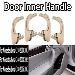 Para Mercedes Benz W203 Clase C 2038101551   El portador interior delantero izquierdo/derecho de la puerta interior del coche cubre la manija embellecedora