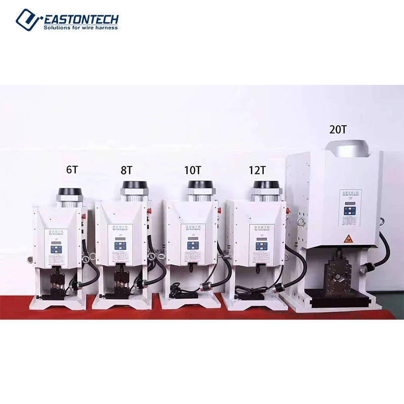 6T 8T 10T 12T Different Terminal Press Crimp Terminal Machine Electrical Wire Crimp Ends Machine