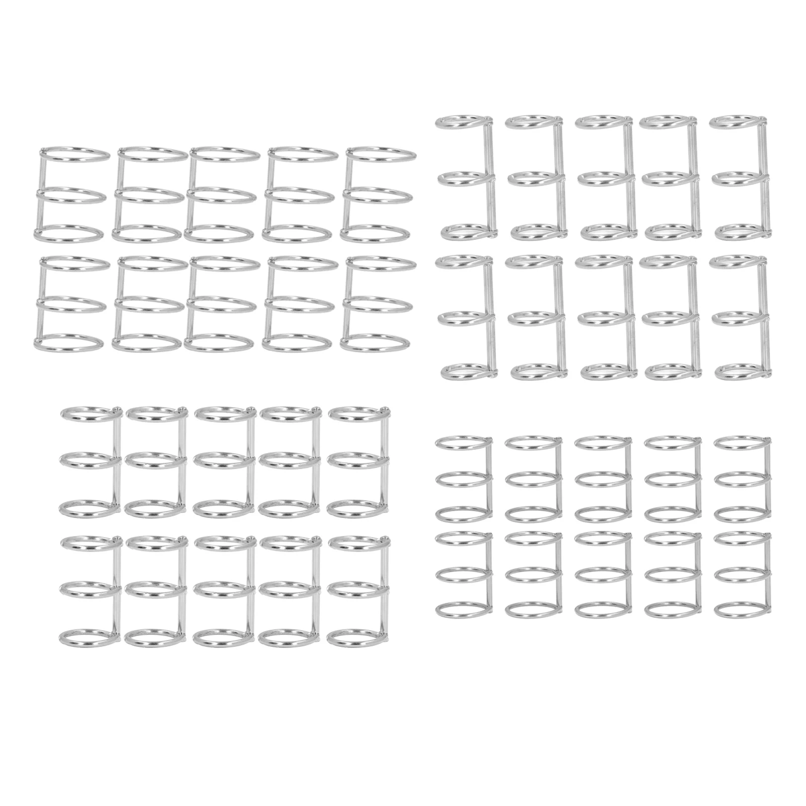 3 Metal Loose Leaf Binder Rings, Rust Proof for Notebooks