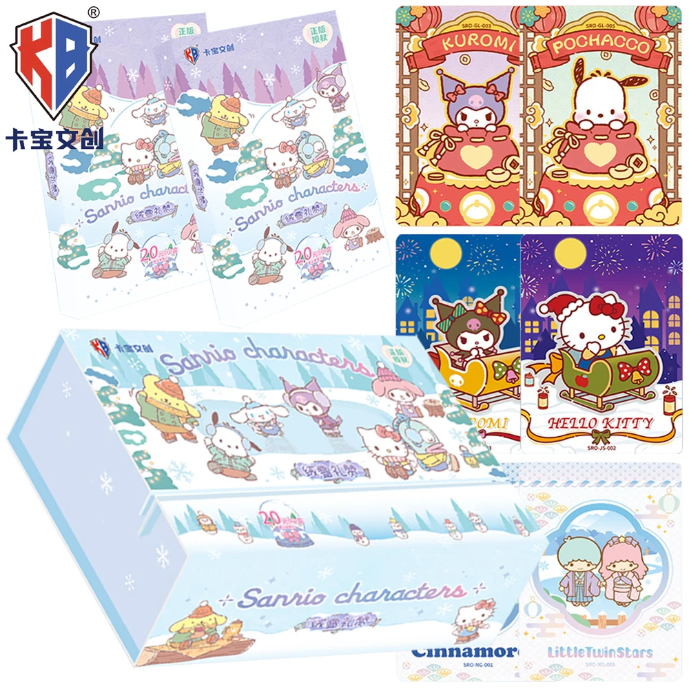 

Kabao Genuine Sanrio Collection Card Creative Hot Spring Theme Card Fans Cherish Christmas Gift Cute Cartoon Stars Creative Toys