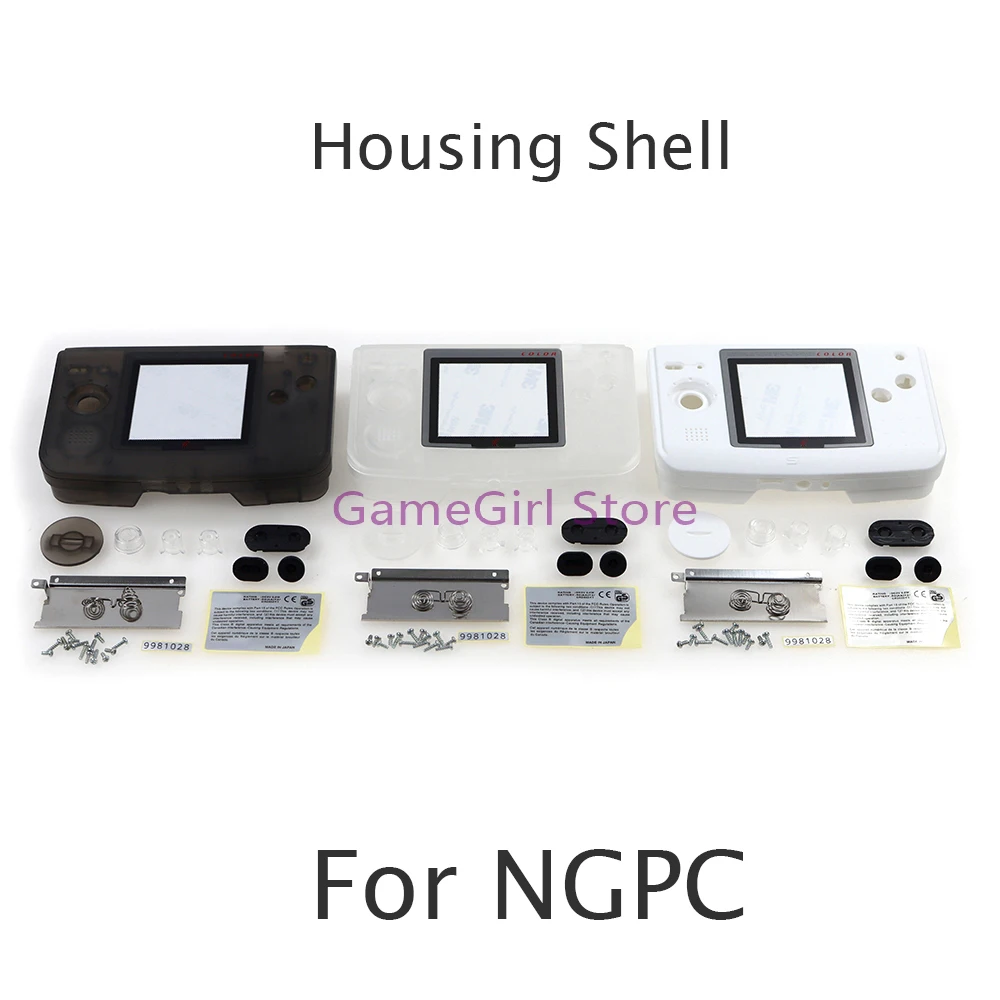 10sets For SNK NGPC Plastic Case Housing Shell Cover For NEOGEO POCKET COLOR Console Repair Replacement Kits