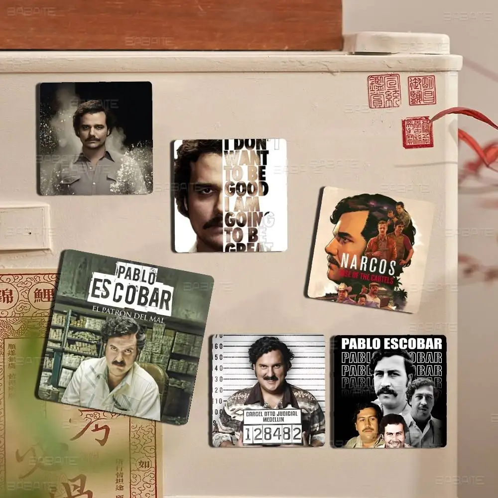 Lord Pablo Escobar Narcos Mugshot Magnet Products Personalized Sublimation Fridge Refrigerator Magnets For Kitchen
