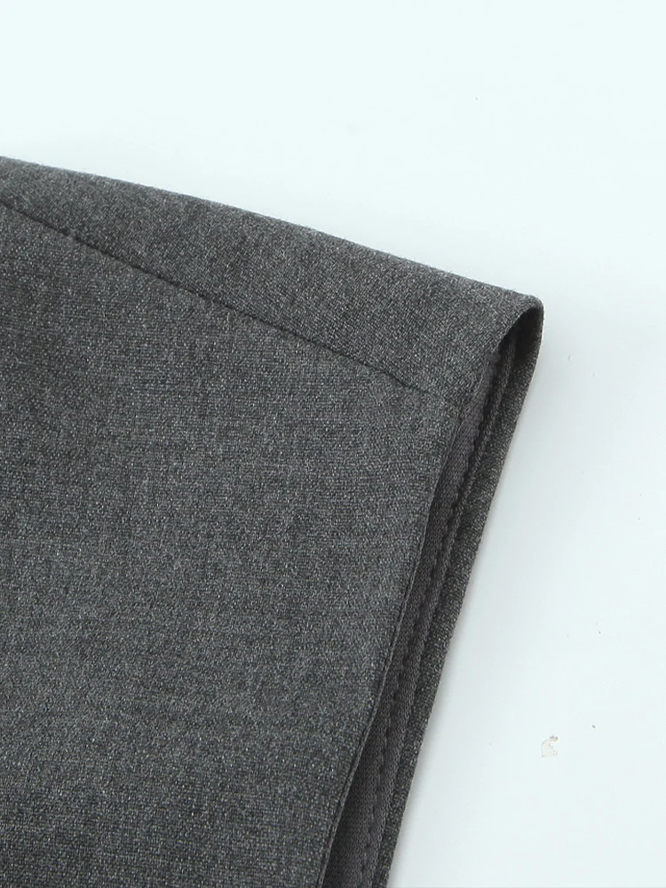 Europese en Amerikaanse stijl herfst nieuwe modetrend eenvoudige dames temperament ronde hals mouwloze taille stropdas korte jurk