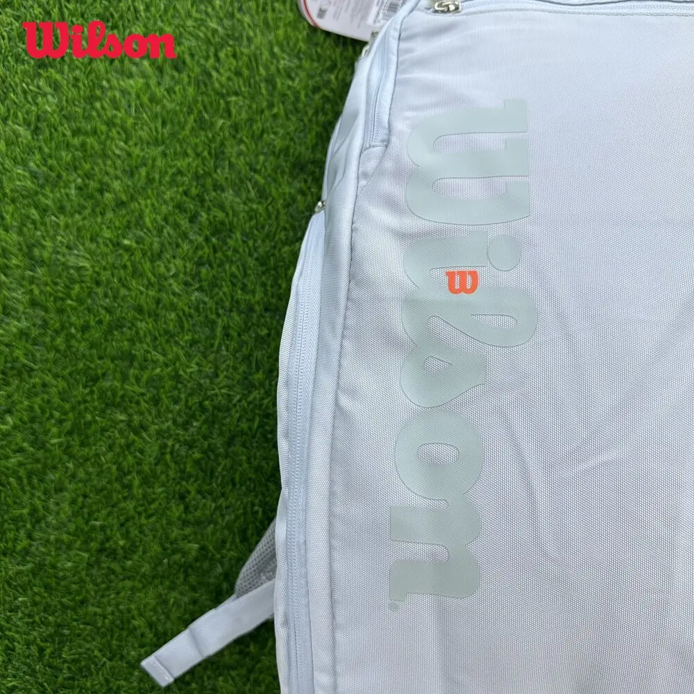 Wilson 2024 Shift Super Tour Tennis Backpack High-level Racquet Bag 2 Pcs Racket Backpack With Pocket Gray NWT WR8030001001