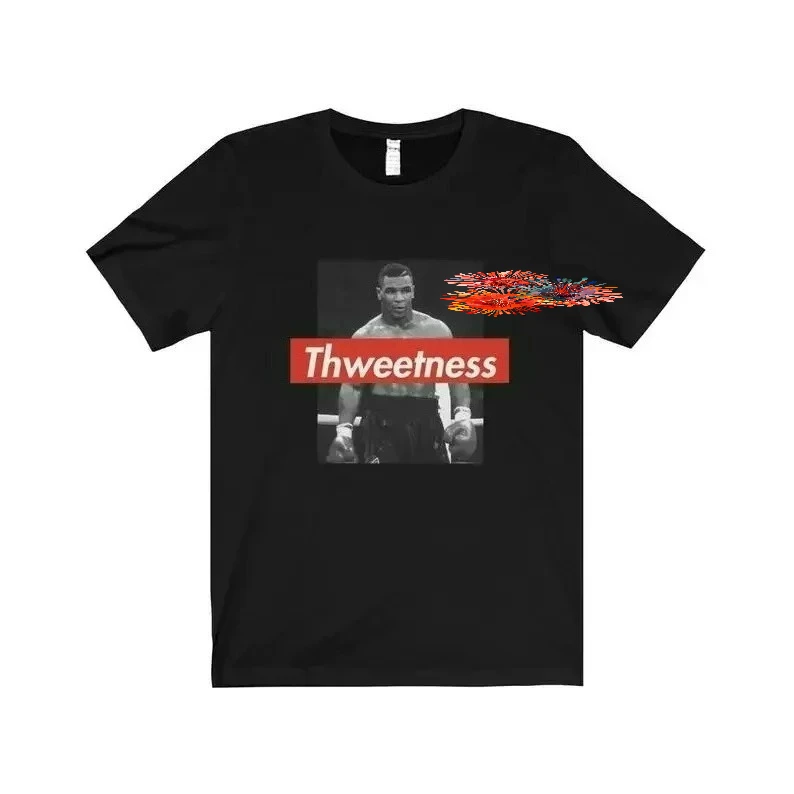 Thweetness - Funny Mike Tyson T-Shirt 100% Cotton O-Neck Summer Short Sleeve Casual Mens T-shirt Size S-3XL