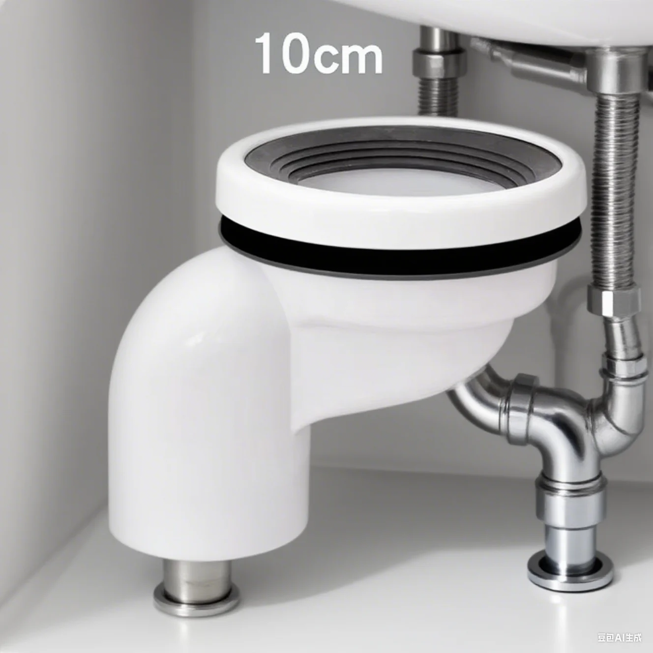

WC Connection Nozzle Connection Toilet Pipe Nozzle Drain Straight Eccentric Offset 2cm/5cm/10cm Adjustment 1-3cm/4-6 Cm/9-10cm