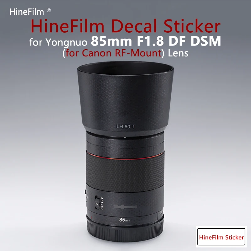 

Yongnuo YN85 F1.8 R EF Mount First Gen Lens Premium Decal Skin YN 85mm f/1.8R DF DSM Protector Film 85F1.8R Protective Sticker