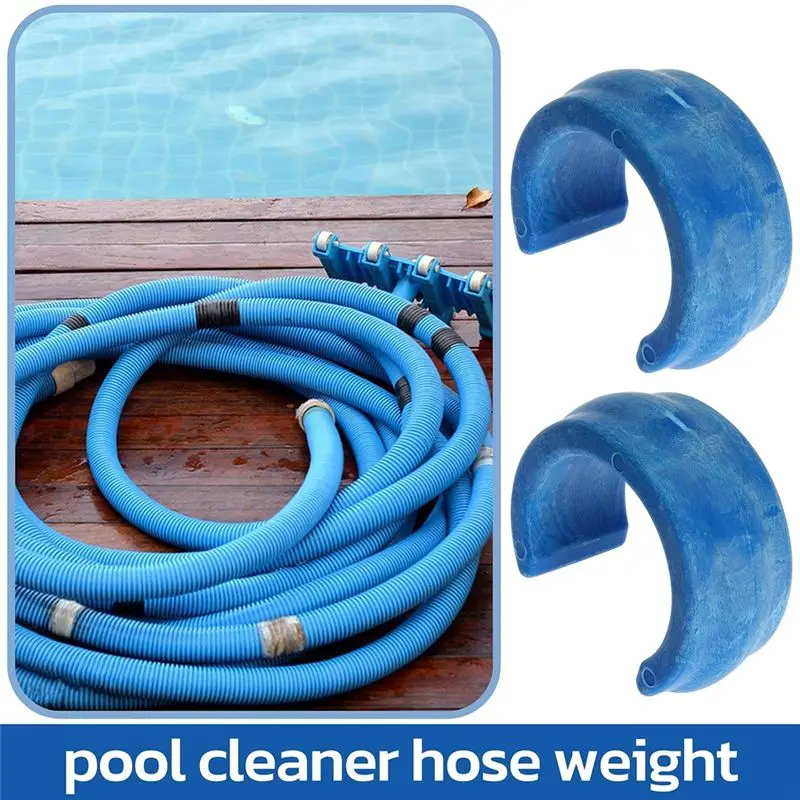 PZHI 8 Pcs Pool Hose Weight Universal Fit for Pool Cleaner Hose Weight Kit Swimming Pool Accessories Blue