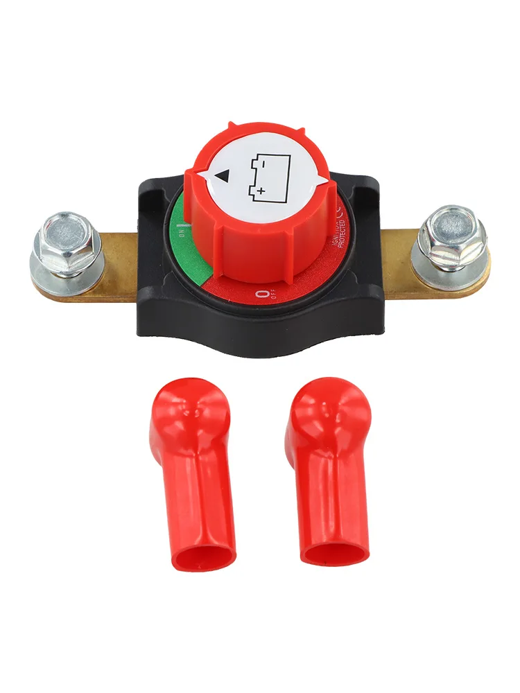 

RV Battery Disconnect Side Post Switch Harsh Condition Resistance High-Grade ABS Plastic M10 Tinned Copper Bolts