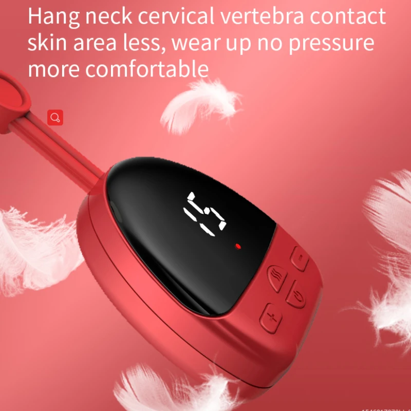 Youpin คอนวดปวด Relief Protector แขวนปากมดลูกกระดูกสันหลังแบบพกพา Mini Pulse ไหล่ปากมดลูกนวดประคบร้อน