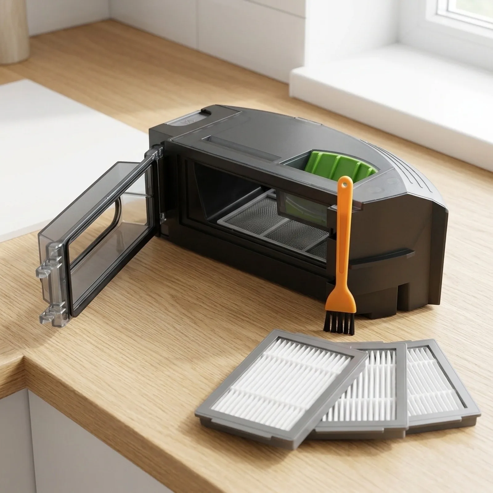 Easy Installation Automatic Dirt Disposal Enhanced Dirt Storage Capacity For I1 for i3 Models Automatic Dirt Disposal System