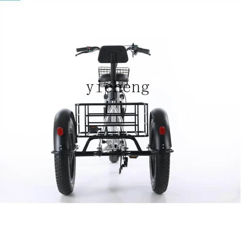 ZC 20-inch new built-in lithium battery electric snow tricycle universal pedal weighted fat tire bicycle