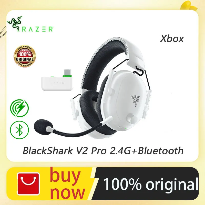 Razer BlackShark V2 Pro 2.4G+Bluetooth Wireless bluetooth earphones for XBOX wireless HyperSpeed Technology bluetooth headphones