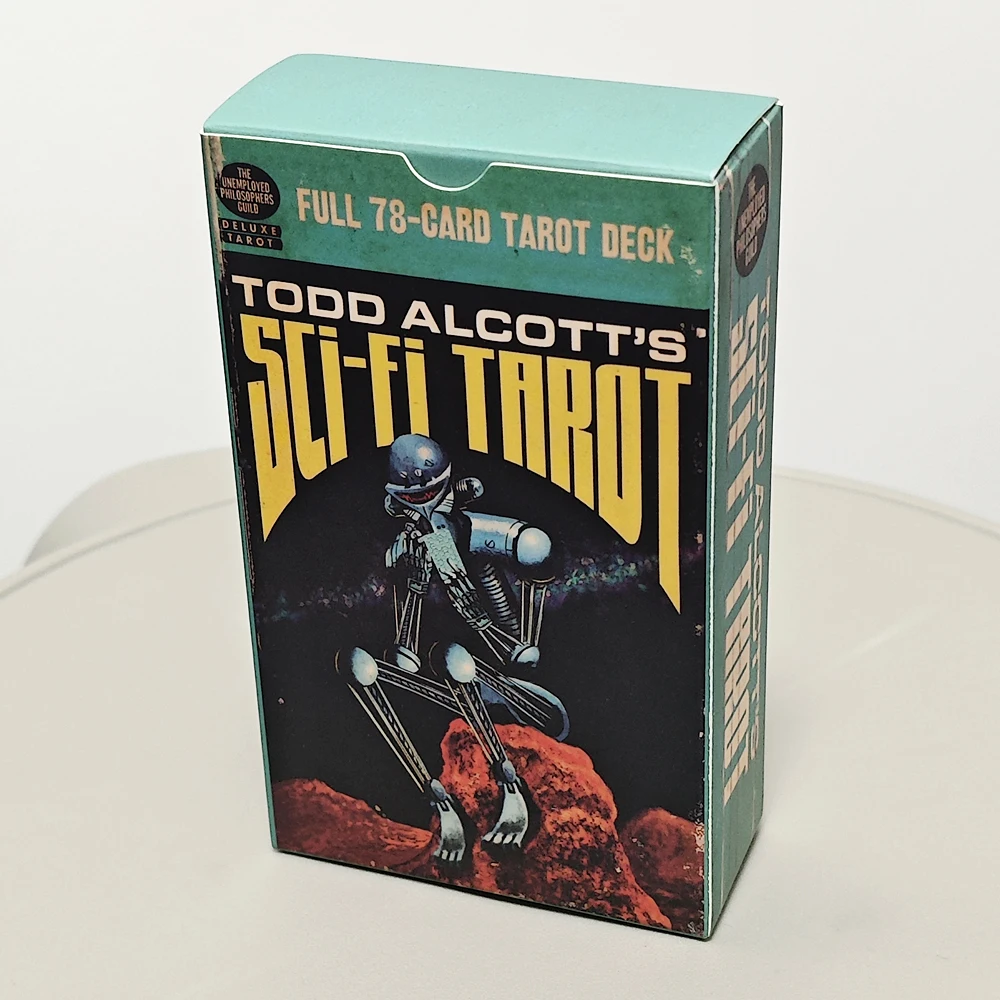 12*7cm Todd Alcott's Sci-Fi Tarot Science-Fiction-themed Tarot Deck 78 Pcs Tarot Cards Based on Rider Waite System