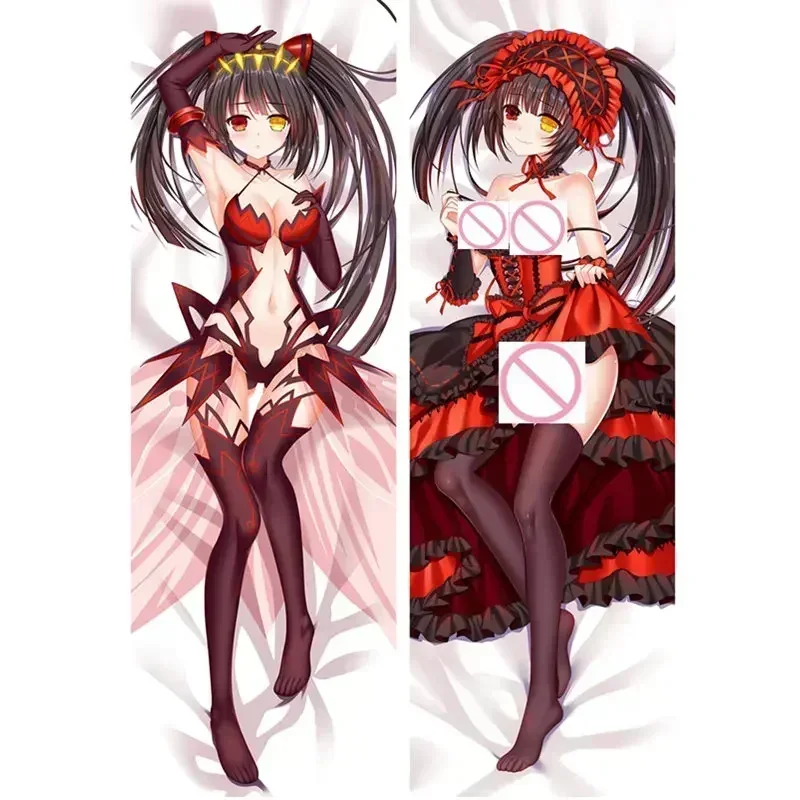Anime DATE A LIVE pillow Covers Tokisaki Kurumi Dakimakura case Sexy girls 3D Double-sided Bedding Hugging Body pillowcase DA02A