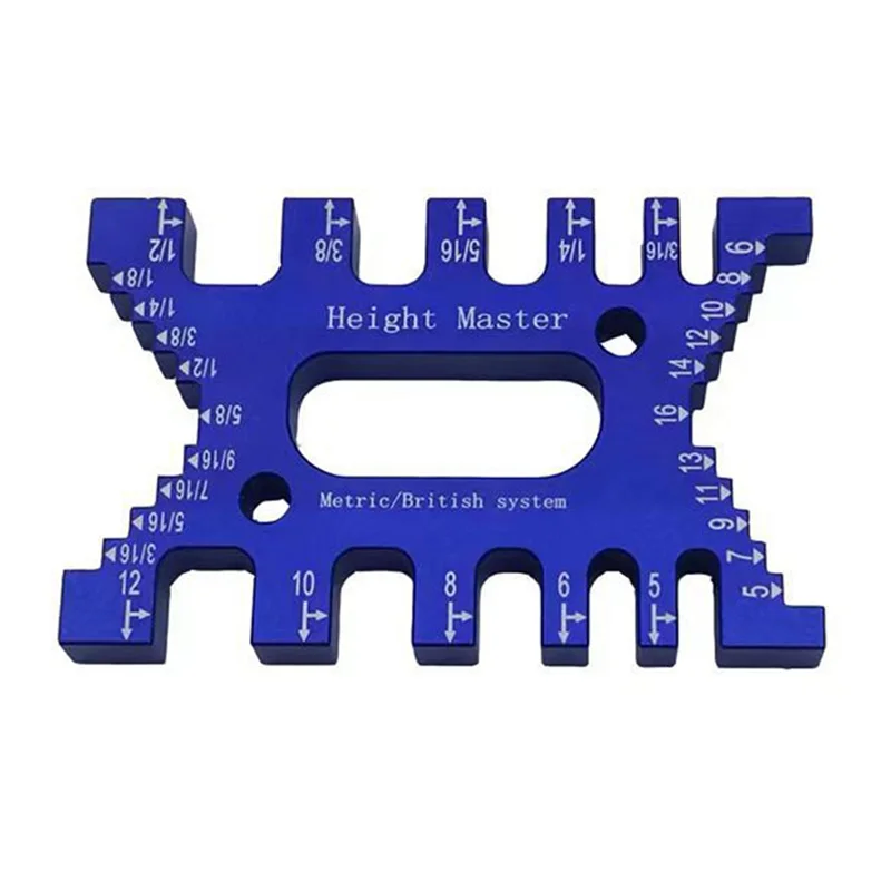 ABGR-高精度ノギスアルミ合金スケール測定ツール木工鋸テーブルマシンルーターとテーブルソー用-B