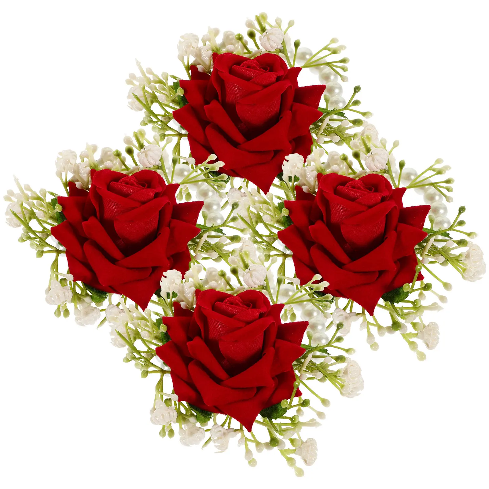 conjunto-de-4-pulseiras-de-flores-artificiais-ajustaveis-para-noivas-e-damas-de-honra-decoracao-elegante-para-casamentos-e-festas