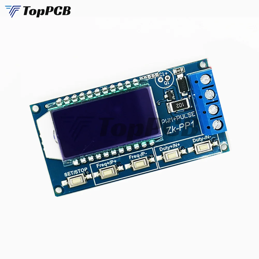 DC 3.3V-30V 1-Channel 1Hz-150KHz Dual Mode Signal Generator Square Wave LCD PWM Pulse Frequency Duty Cycle Adjustable Module