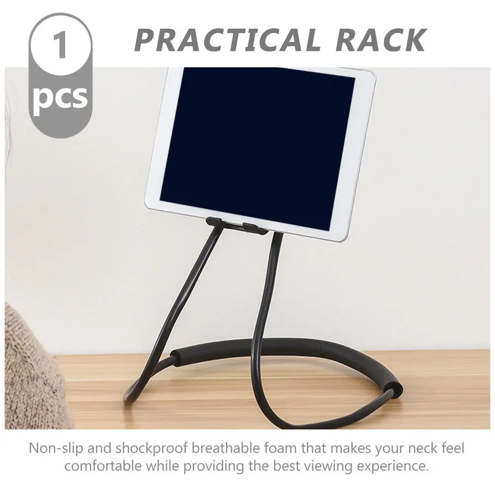 Soporte universal ajustable y flexible para colgar el teléfono en el cuello, resistente a golpes, antideslizante y cómodo, ideal para teléfonos móviles y tabletas.