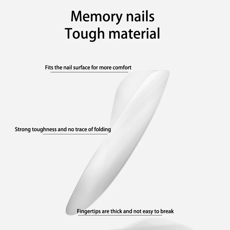 60Pcs Nail Fake Tips Mould Quick Building Mold Tips Nail Dual Forms Finger Extension Nail Art UV Building UV Gel Tools