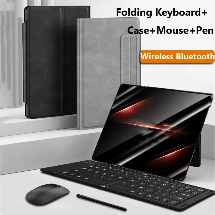 Keyboard and Mouse Case for OPPO Find N3 Folding Flagsh 5G N2 N for OnePlus Open Magnetic Folding Flip Leather Keyboard with Pen