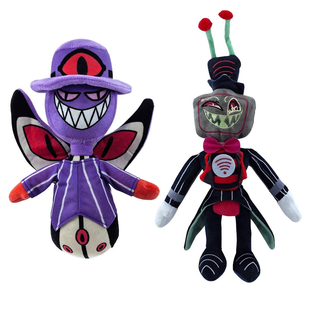 ตุ๊กตาอนิเมะ Hazbin Hotel ตัวละคร Sir Pentious, Lucifer, Alastor, Charlie ของเล่นตุ๊กตาผ้าพลัฌ ของตกแต่ง หมอนอิง ของขวัญวันเกิด