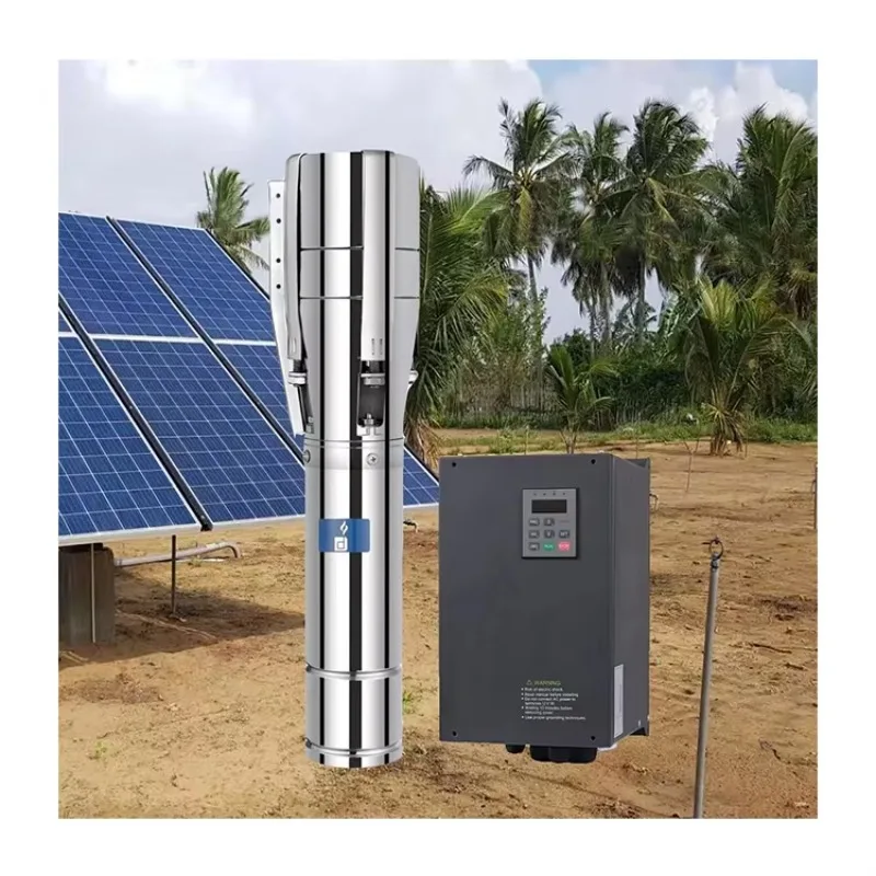 7HP Handuro AC/DC 36m3/h 98m 3 Phase Submersible Pump Submersible Water Pump Pompe Solaire For Deep Well