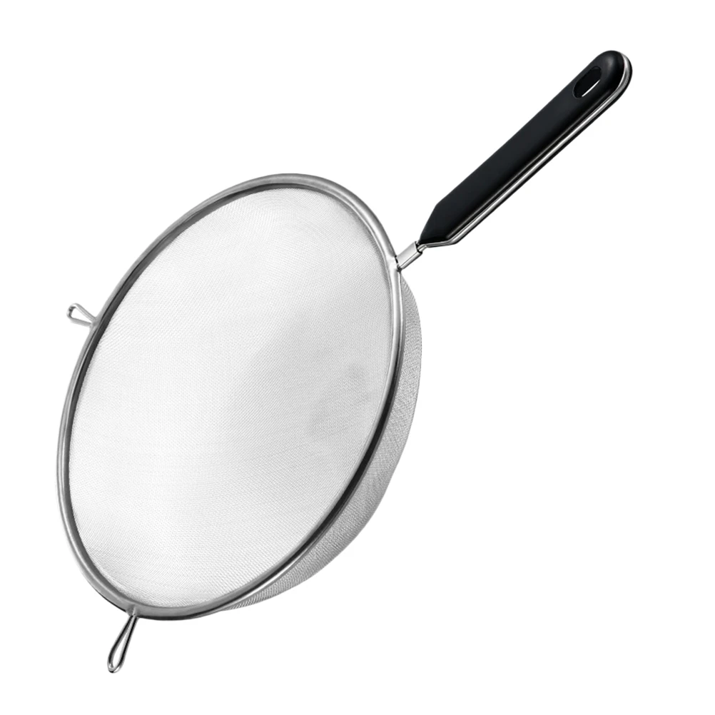 

Stainless Steel Mesh Strainer Sink Filter Spoon Juice Strainer After Juicing Flour Sifter Kitchen Tool Oil Separator Soy Milk