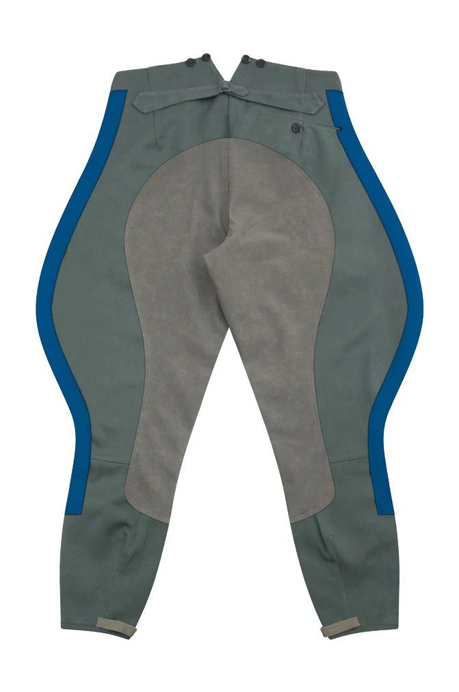 GUDH-011 Kriegsmarine Coastal General Field Grey Gabardine Riding Breeches