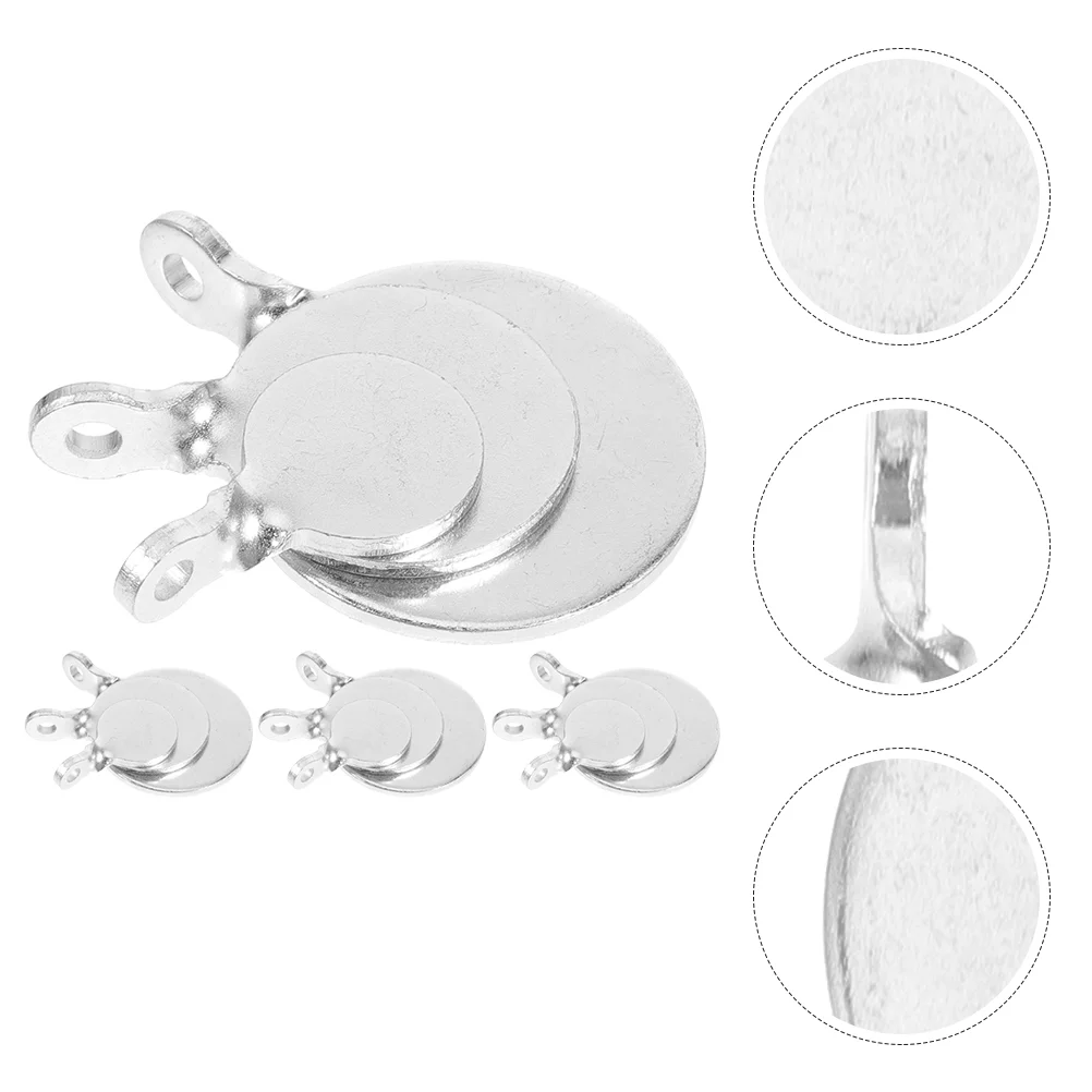 12 Pcs Stainless Steel Target Exercise Metal Portable Manganese Silver Compact Train