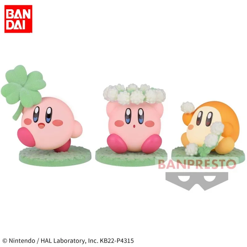 

Bandai Original Hoshi no Kirby Anime Figure Fluffy Puffy MINE Kirby Action Figure Toys For Kids Gift Collectible Model Ornaments