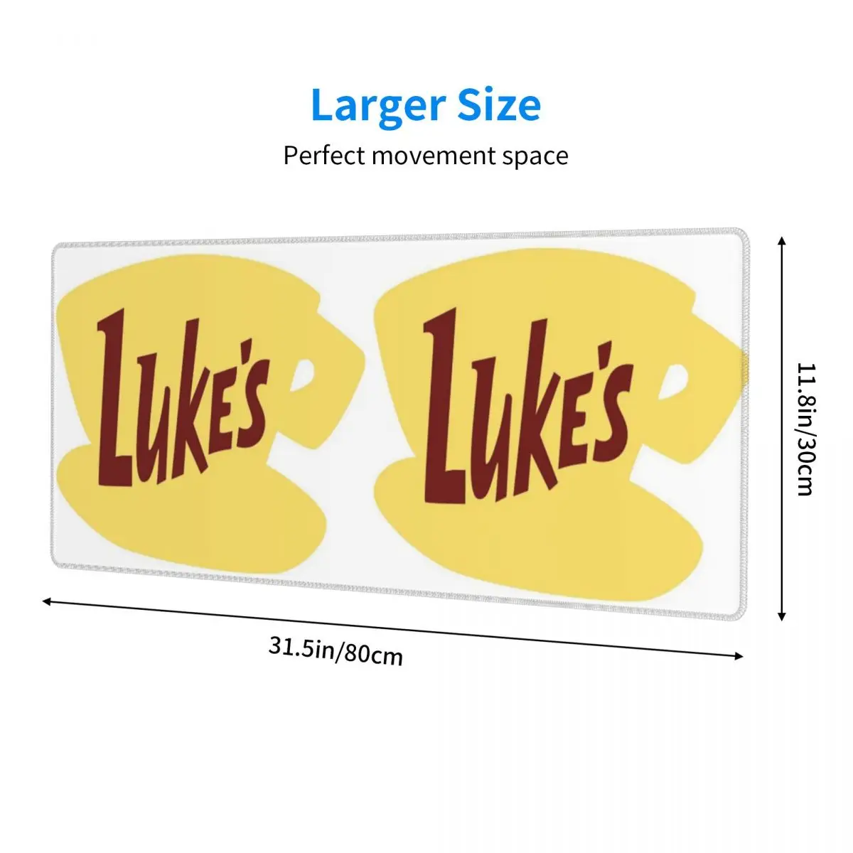 Large Mouse Pad Luke's Diner Gilmore Girl Birthday Gift Gamer PC Laptop Mats Keyboard Carpet Computer Gaming Desk Mat