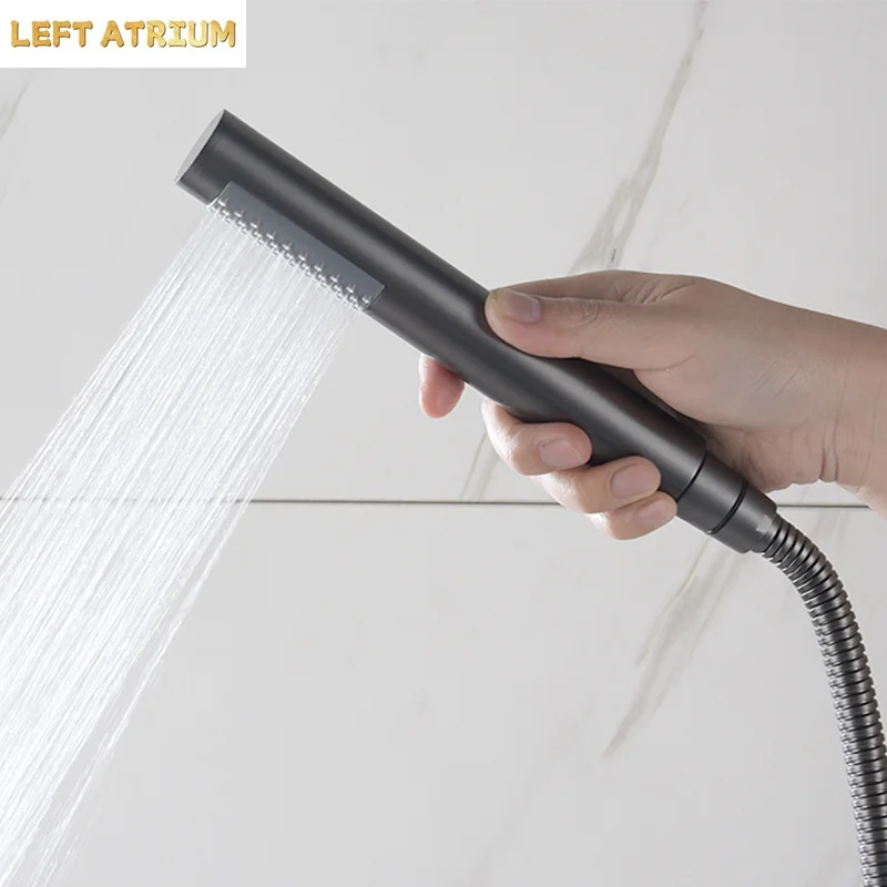 Bathroom Hand Shower Head 150cm Stainless Steel Shower Hose Brass Bracket Shower Faucet Head Wall Mount Faucet Set