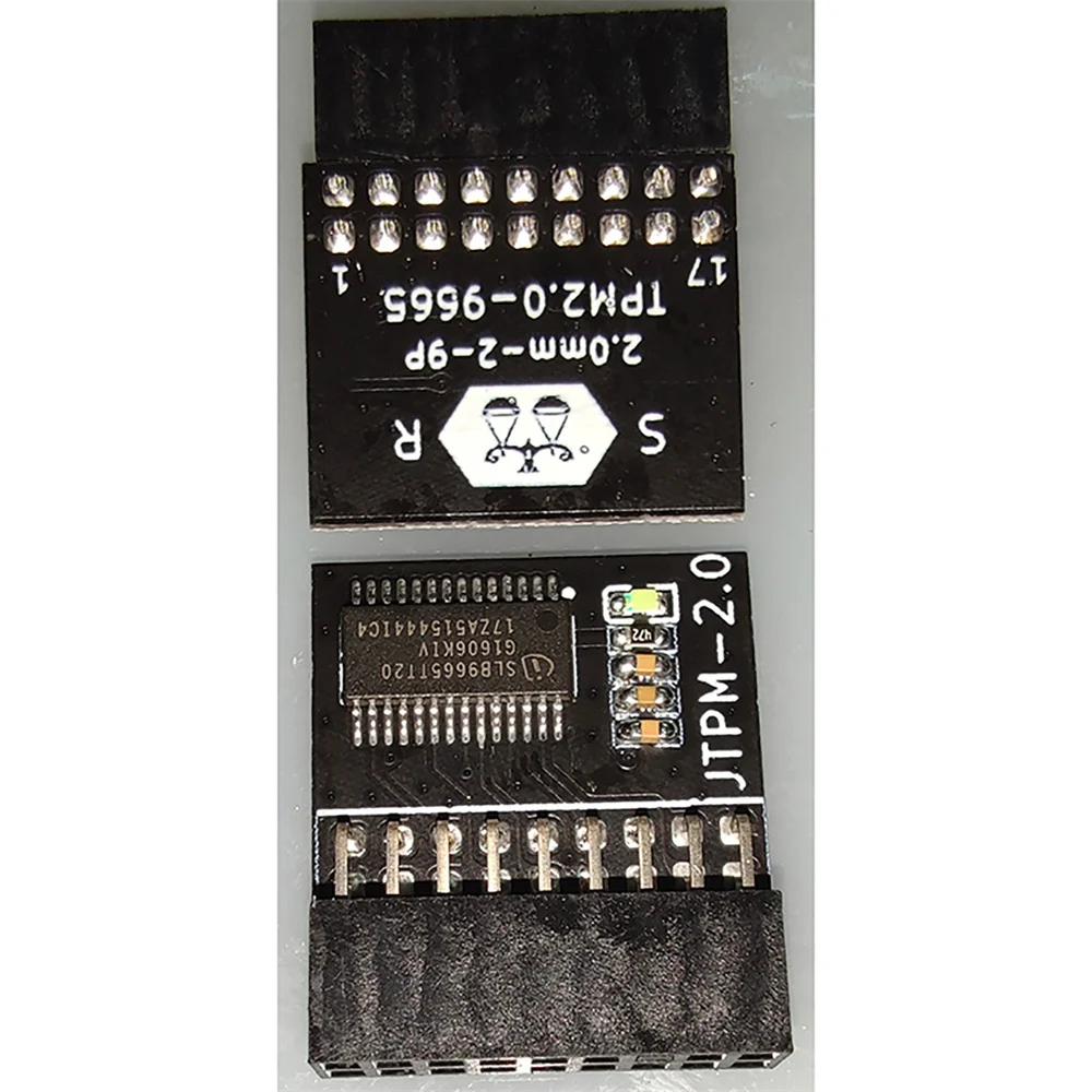 

TPM2.0 18 Pin Module Motherboard Card Replacement Part 18-1-pin Encryption Security Module Win11 System For ASRock TPM